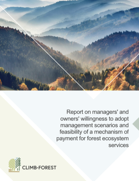 Front cover of the report with text and image.