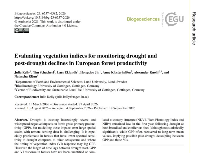 The title page of the article.